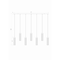 Z-Lite Beau Linear Chandelier, 7-Light, 4.75 In.W x 54 In.L x 12.75 In.H, Rubbed Brass/Clear 740P-7L-RB - alternate 5